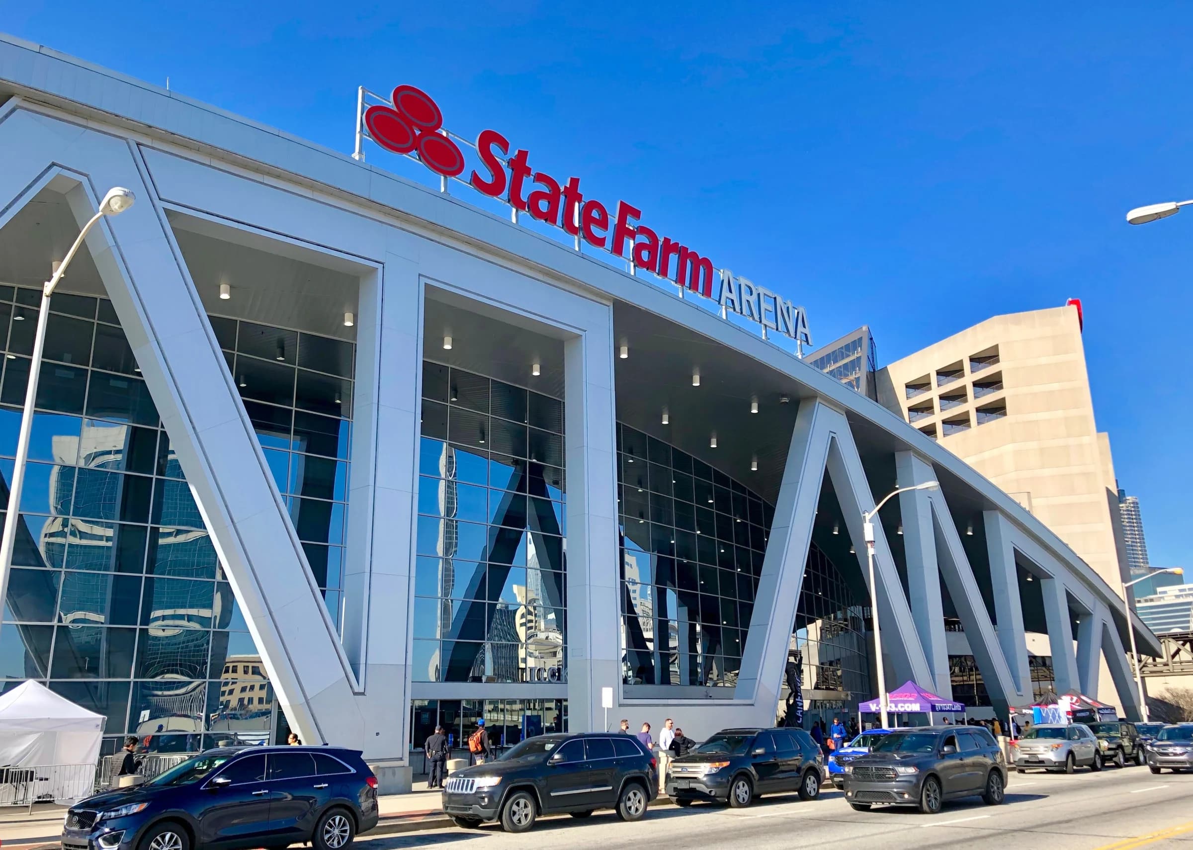 State Farm Arena in downtown Atlanta