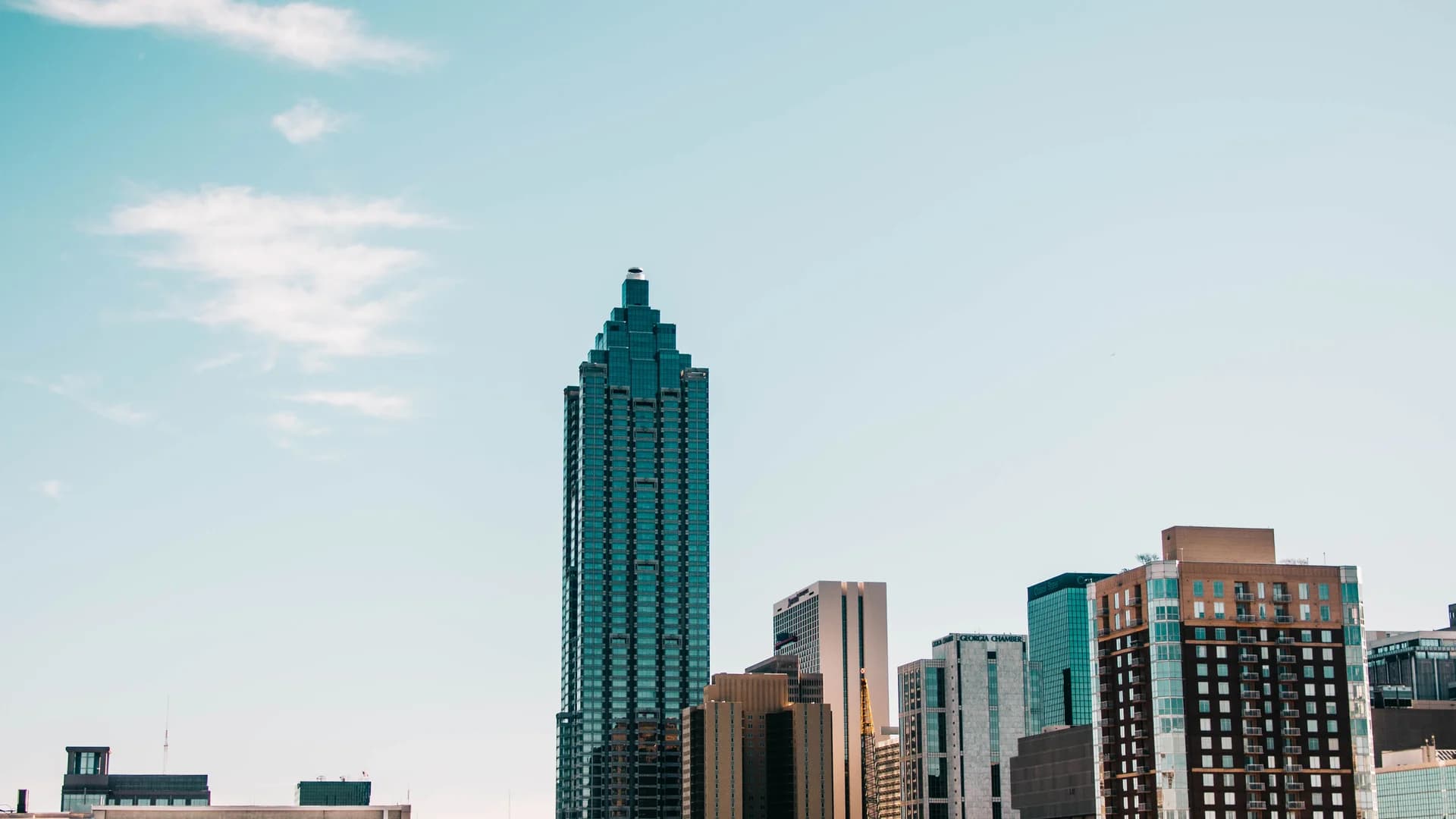 Real Atlanta skyline representing the 2026 host-city business market