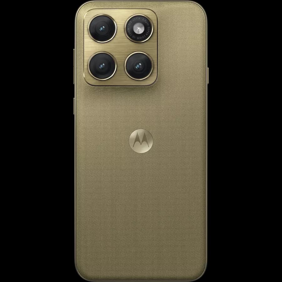 Motorola edge 2026 rear view showing the triple camera system