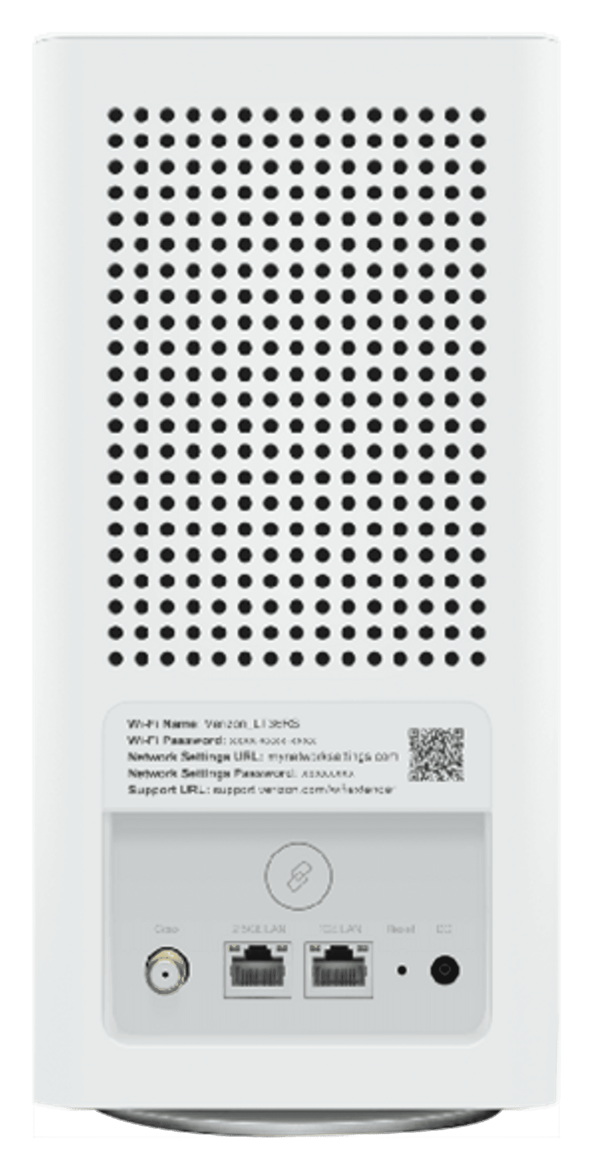 Official rear view of the Verizon Wi-Fi Extender CE1000A